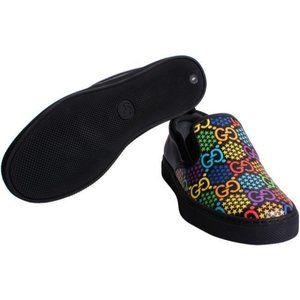 Gucci Black Psychedelic Slip On